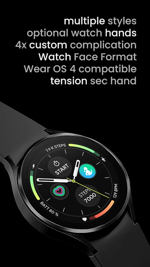 Dash Analog Watch face screenshot