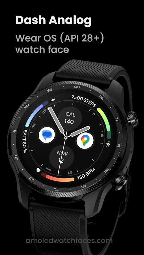 Dash Analog Watch face screenshot