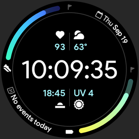 Fit Dashboard Watch face screenshot