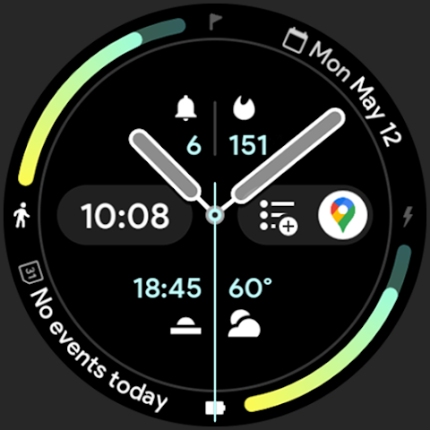 Fit Dash A: Watch face screenshot