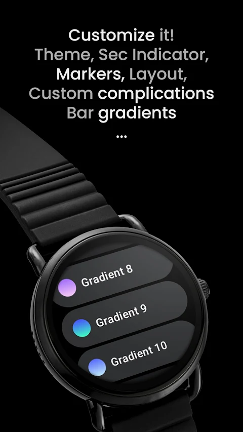 Fit Dash A: Watch face screenshot