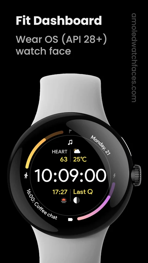 Fit Dashboard Watch face screenshot