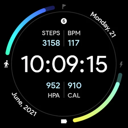 Fit Dashboard Watch face screenshot