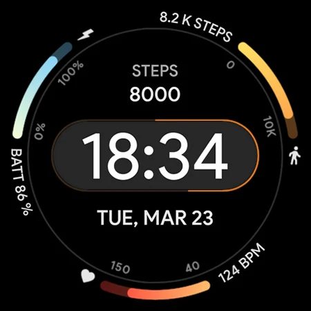 Dash Digital: Watch face screenshot