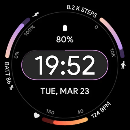 Dash Digital: Watch face screenshot