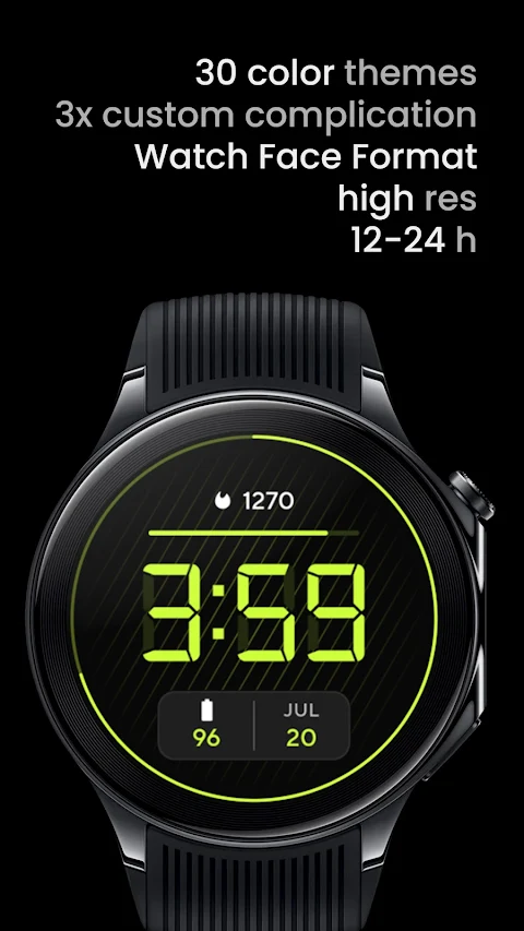 Digital 1 Watch face screenshot