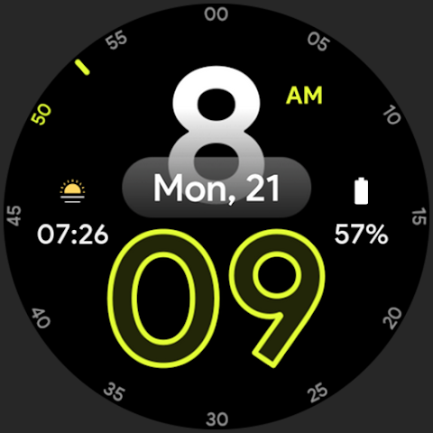 Hike ONE Watch face screenshot