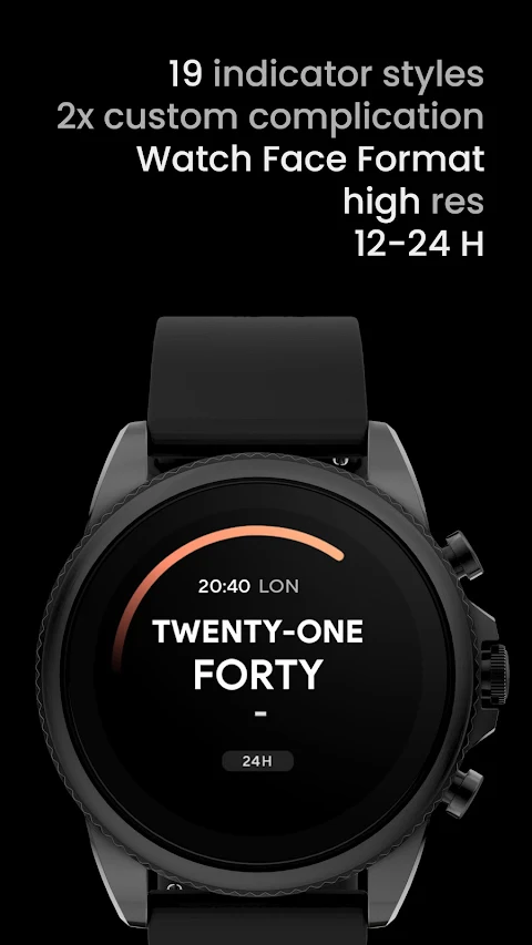 Lines Watch Face screenshot
