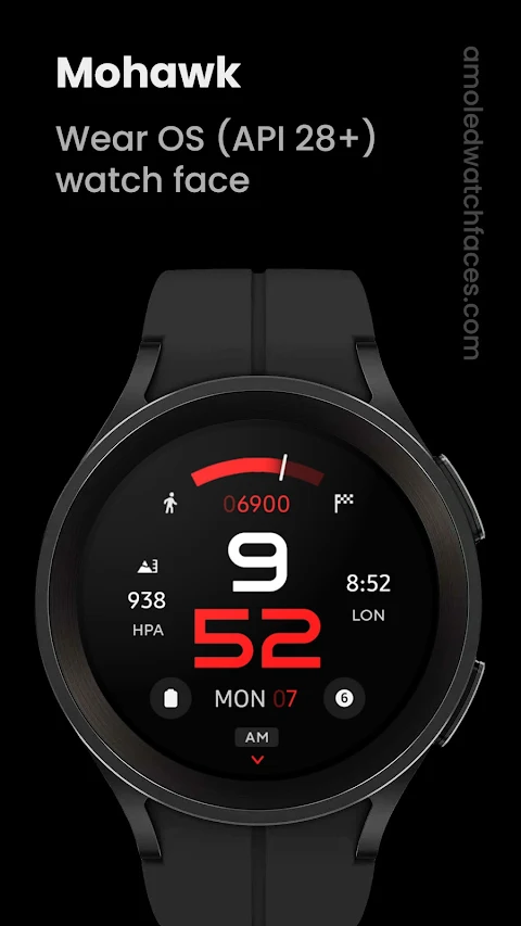 Mohawk Watch Face screenshot