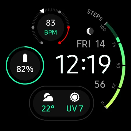 n-Digital 2: Watch face screenshot