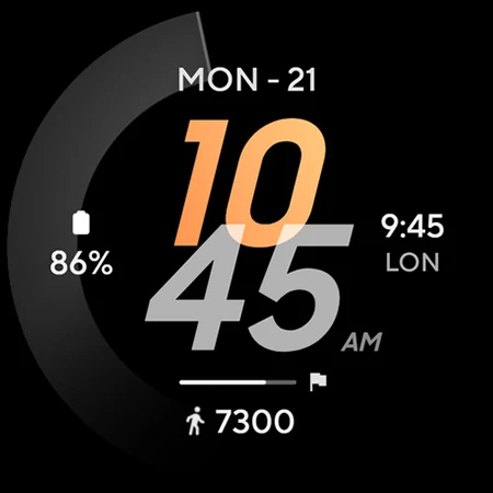 Pace PRO: Watch face screenshot