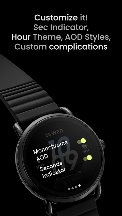 Pace PRO: Watch face screenshot