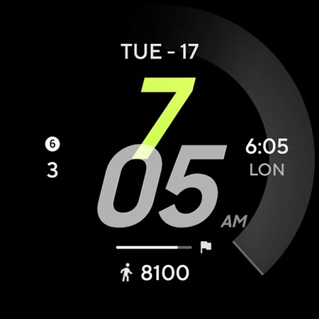 Pace PRO: Watch face screenshot