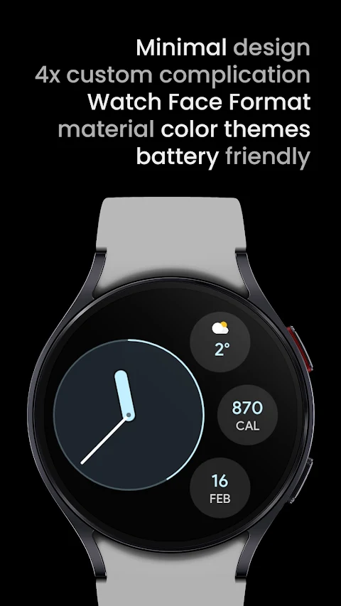 Pixel Analog Watch face screenshot
