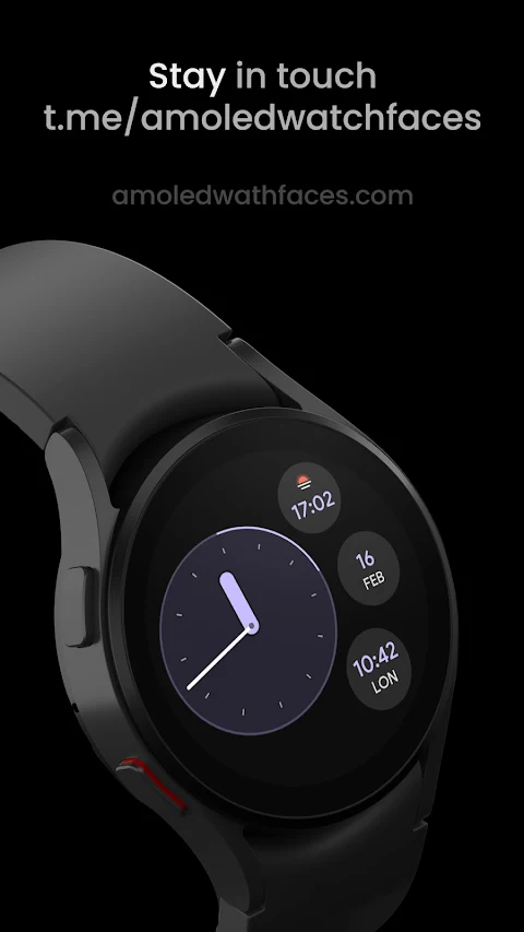 Pixel Analog Watch face screenshot