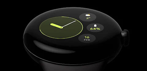 Pixel Analog Watch face screenshot