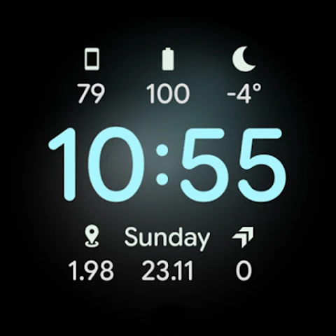 Pixel Watch Face screenshot