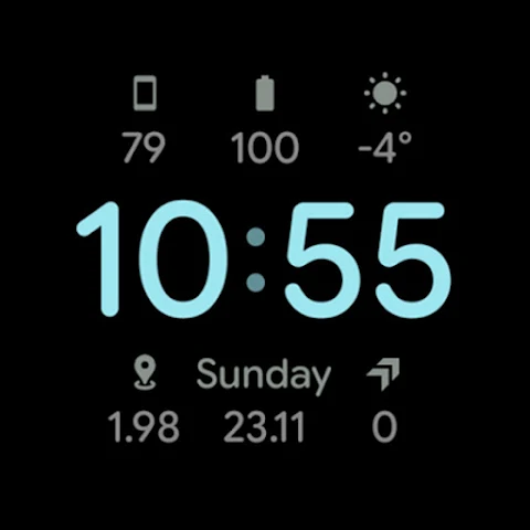 Pixel Watch Face screenshot