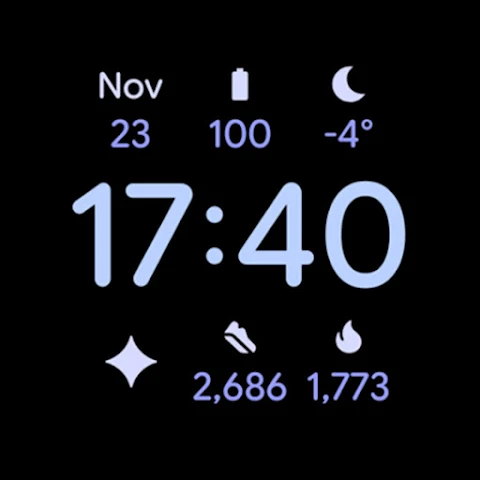 Pixel Watch Face screenshot