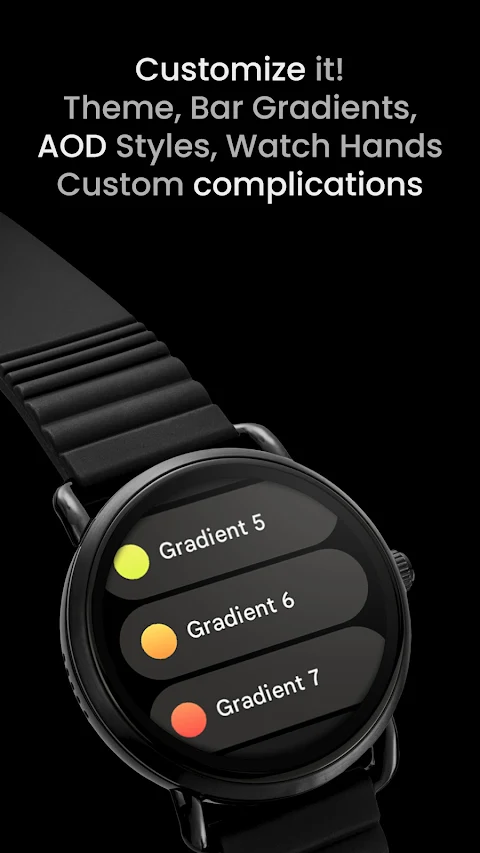 Polar Analog: Watch face screenshot