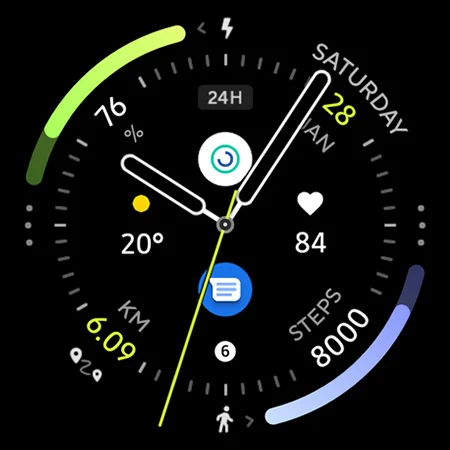 Polar Analog: Watch face screenshot
