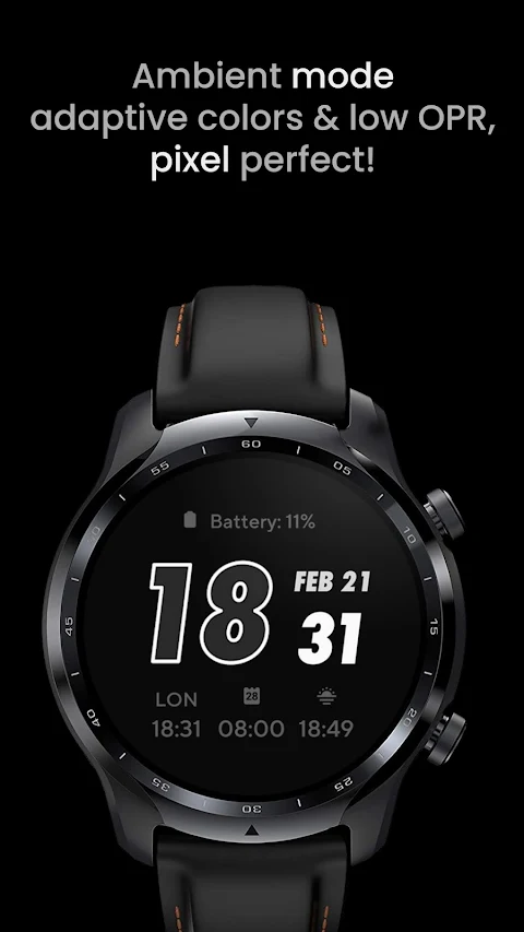 RUN 2: Watch face screenshot