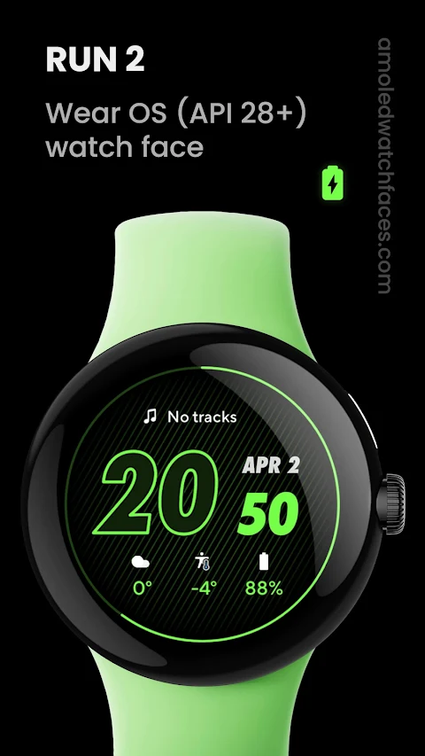 RUN 2: Watch face screenshot