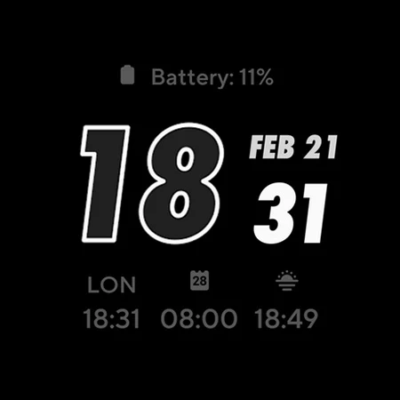 RUN 2: Watch face screenshot