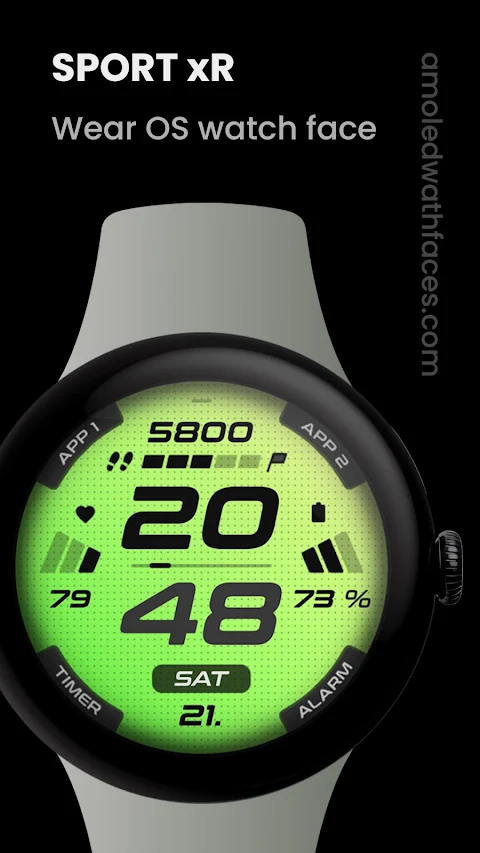 SPORT xR: Watch face screenshot