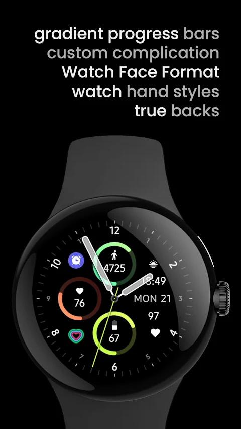 Sporty Analog Watch Face screenshot