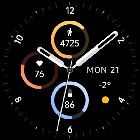 Sporty Analog Watch Face screenshot