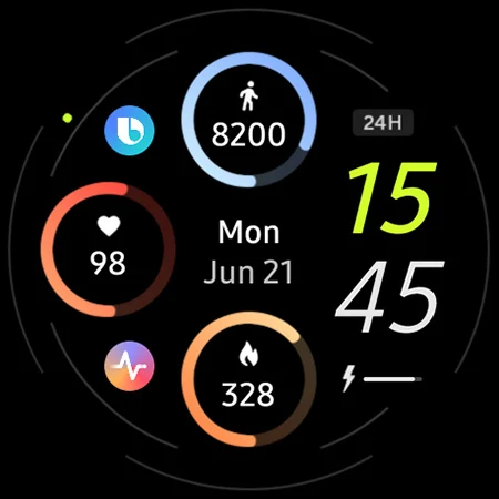 Sporty Digital Watch Face screenshot