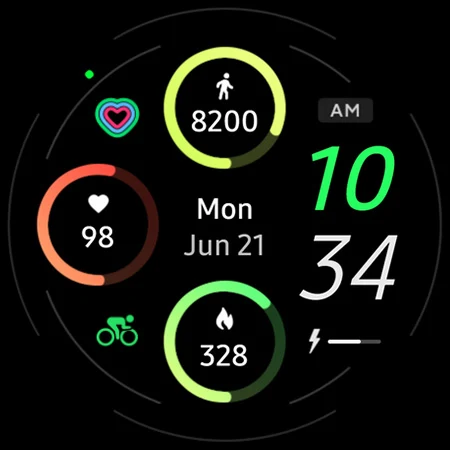 Sporty Digital Watch Face screenshot