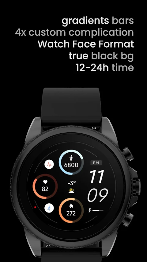 Sporty Digital Watch Face screenshot