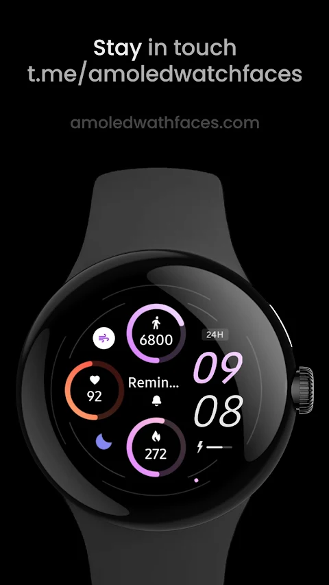 Sporty Digital Watch Face screenshot