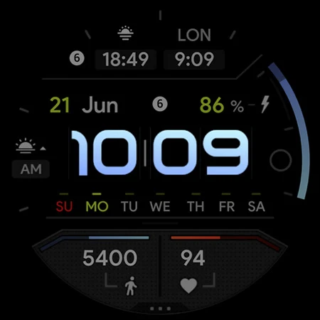TRON Dark: Watch face screenshot