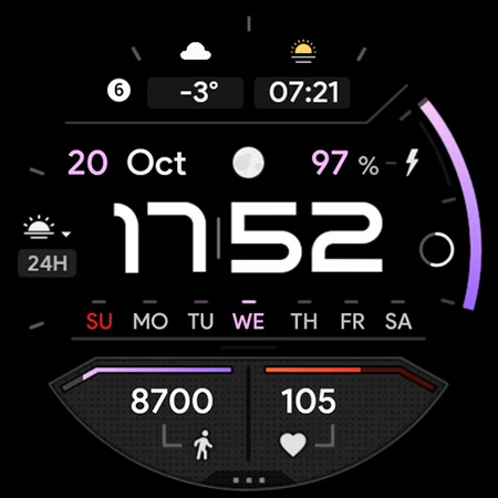 TRON Dark: Watch face screenshot
