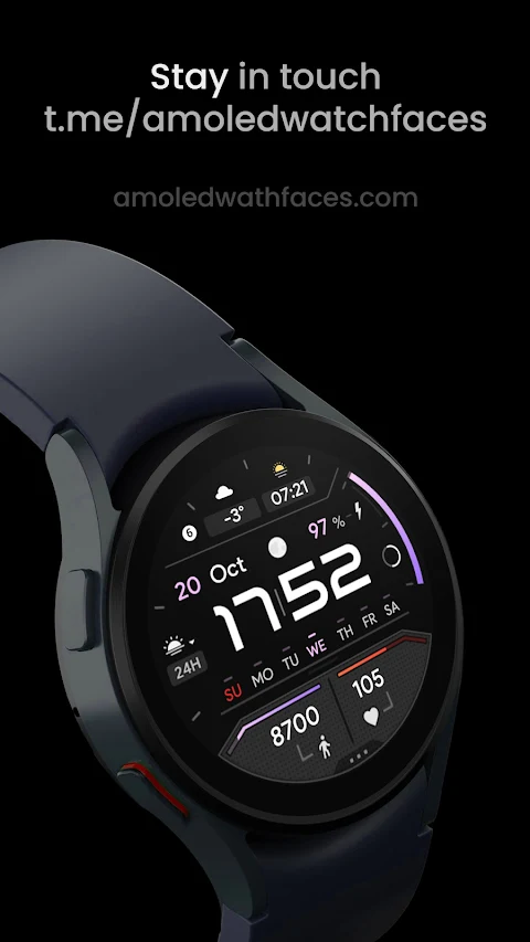 TRON Dark: Watch face screenshot