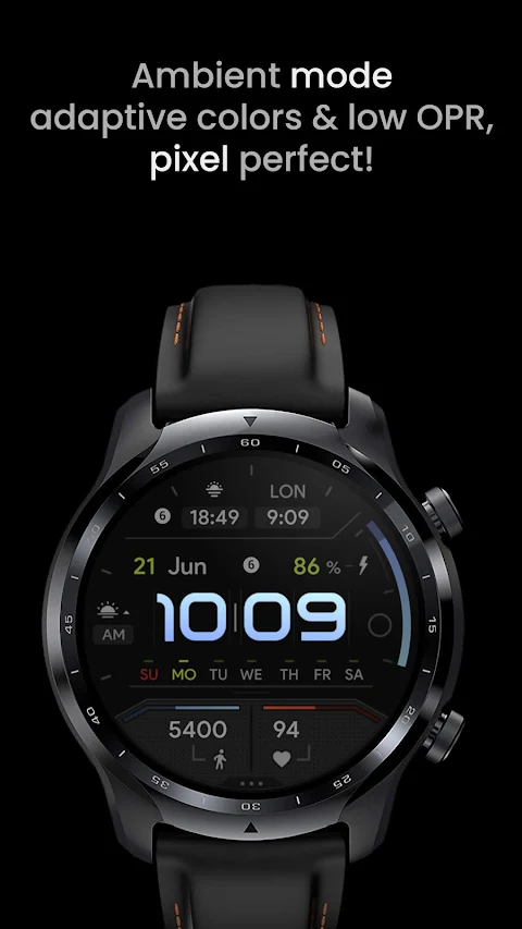 TRON Dark: Watch face screenshot