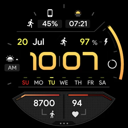 TRON Dark: Watch face screenshot