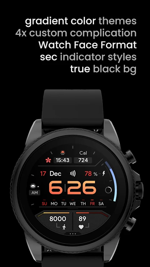 TRON Dark: Watch face screenshot