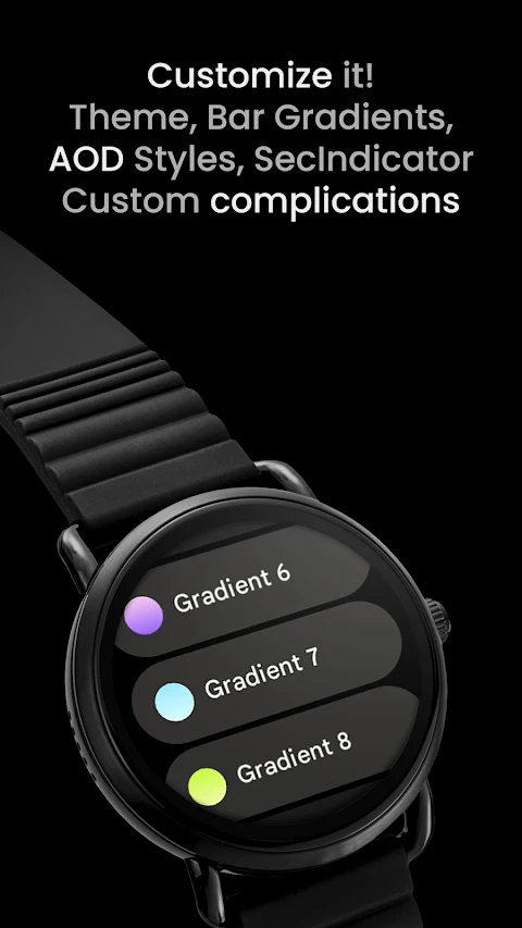 TRON Dark: Watch face screenshot