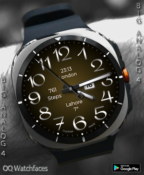 Big Analog 4 WF Wear OS 5+ screenshot