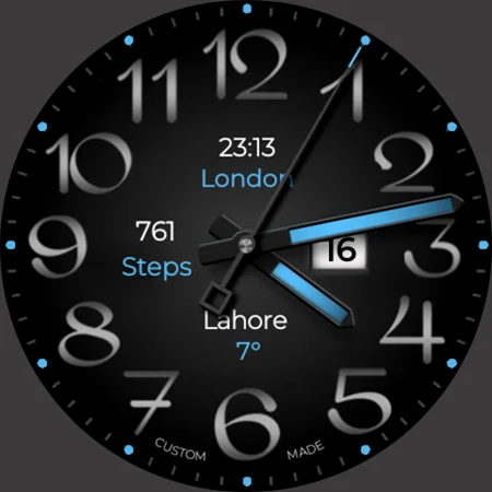 Big Analog 4 WF Wear OS 5+ screenshot