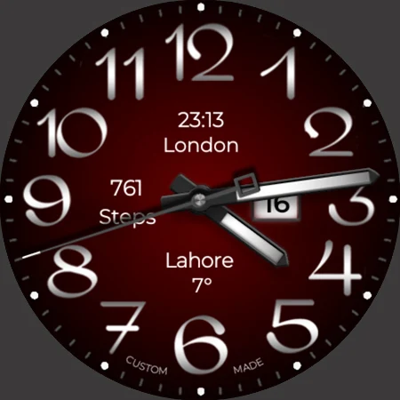 Big Analog 4 WF Wear OS 5+ screenshot
