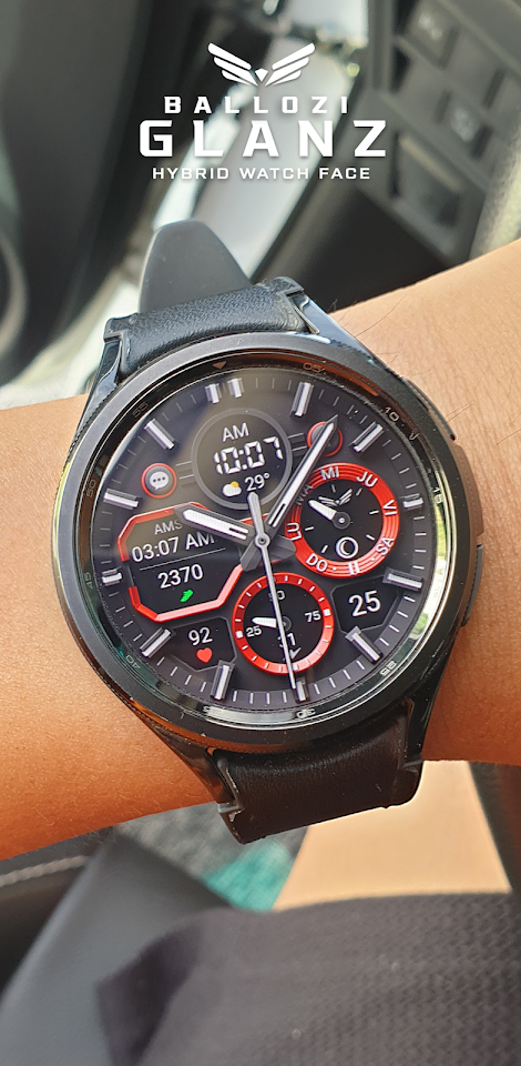 Ballozi GLANZ Watch Face screenshot