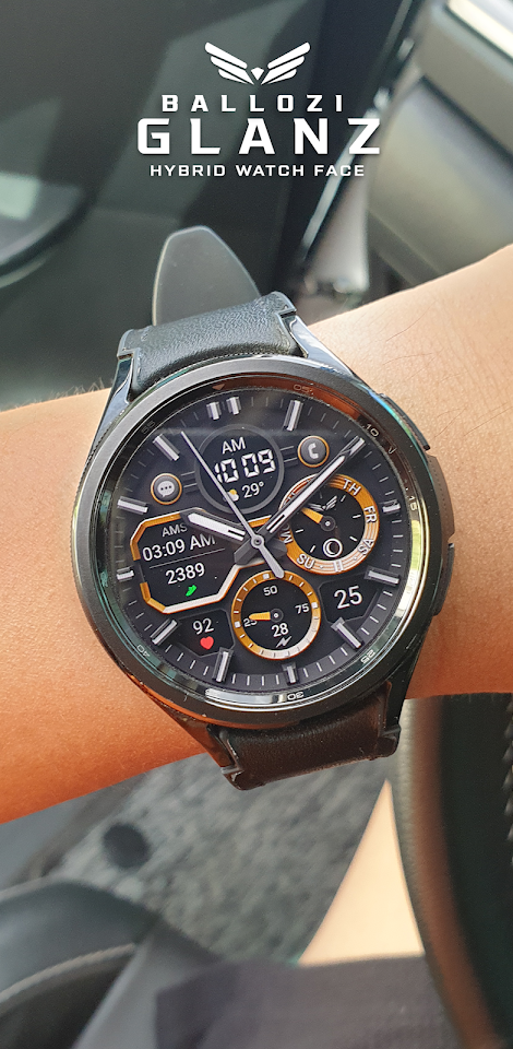 Ballozi GLANZ Watch Face screenshot
