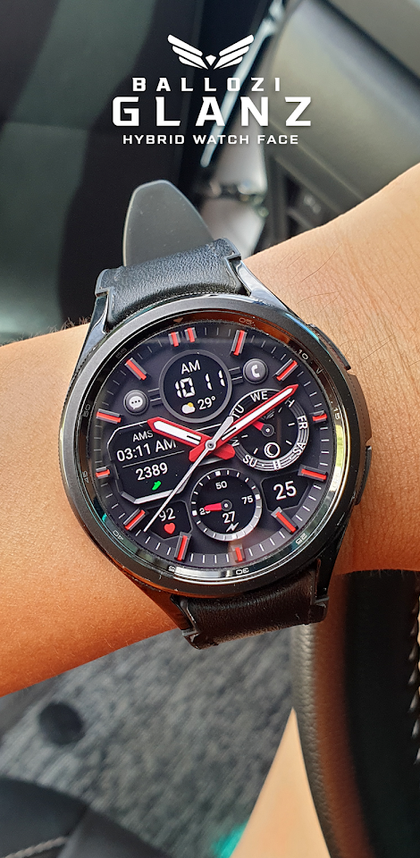 Ballozi GLANZ Watch Face screenshot