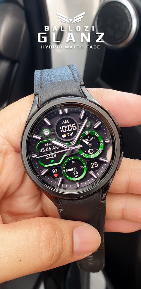 Ballozi GLANZ Watch Face screenshot