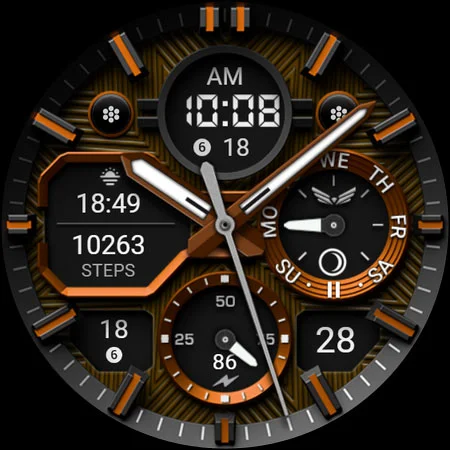 Ballozi GLANZ Watch Face screenshot
